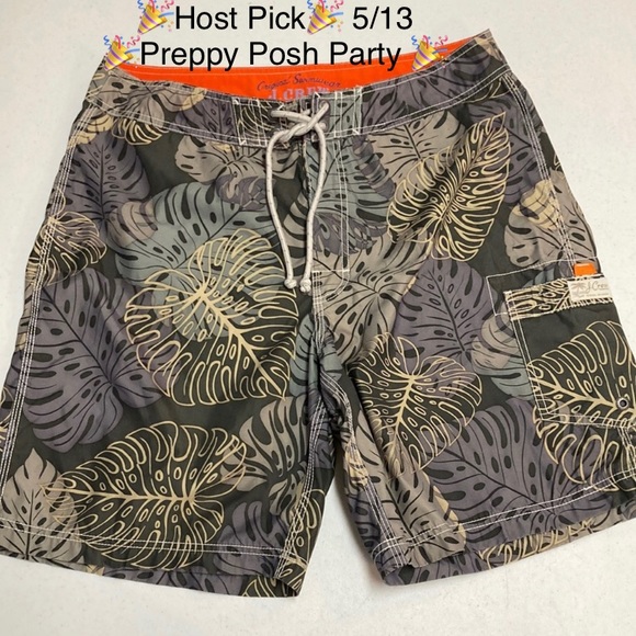 J. Crew Other - 🎉HP🎉 J. Crew Palm leaf Board Shorts